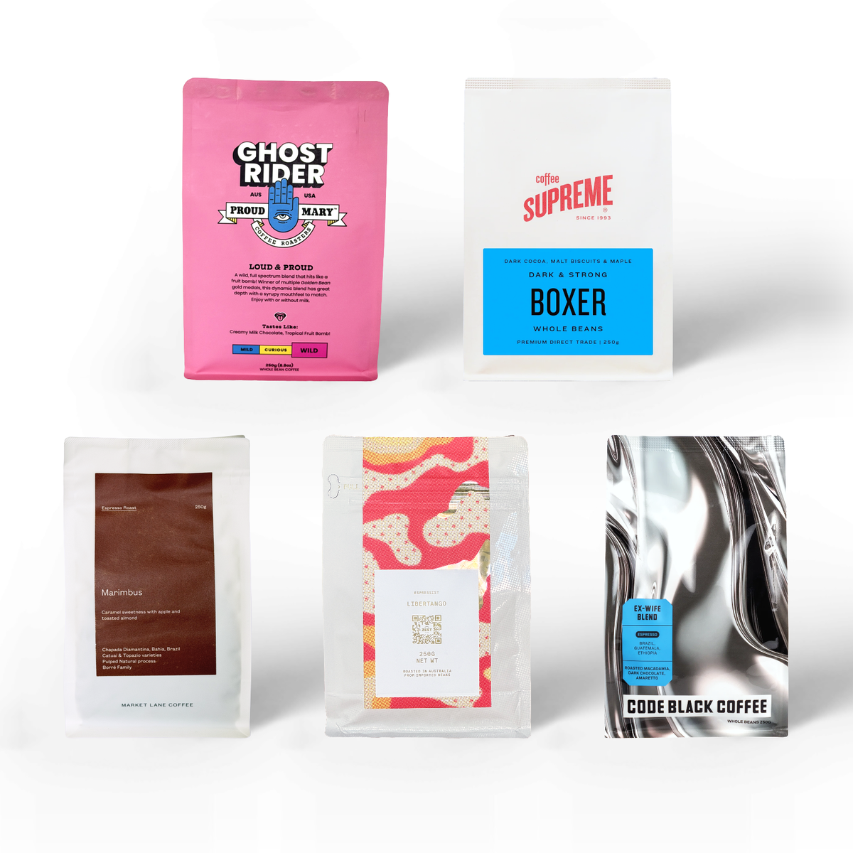 Altdrop bundle collage v13-188bee79-refresh-mudi7q6e: Dark Chocolate Delights | Espresso Coffee Bundle Pack — 5 Pack