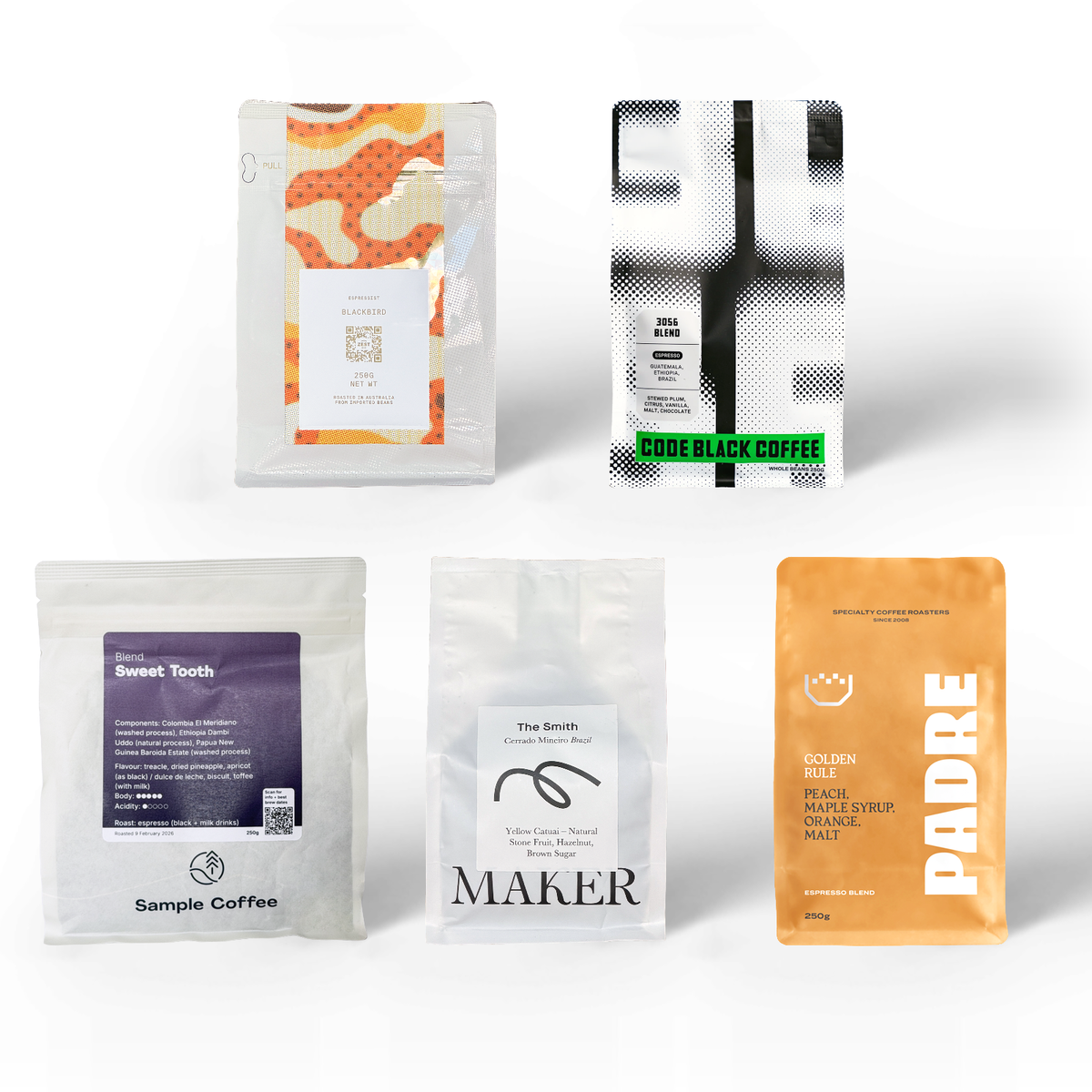 Altdrop bundle collage v13-93757153-refresh-mudijf3e: Fruity & Full Bodied | Espresso Coffee Bundle Pack — 5 Pack