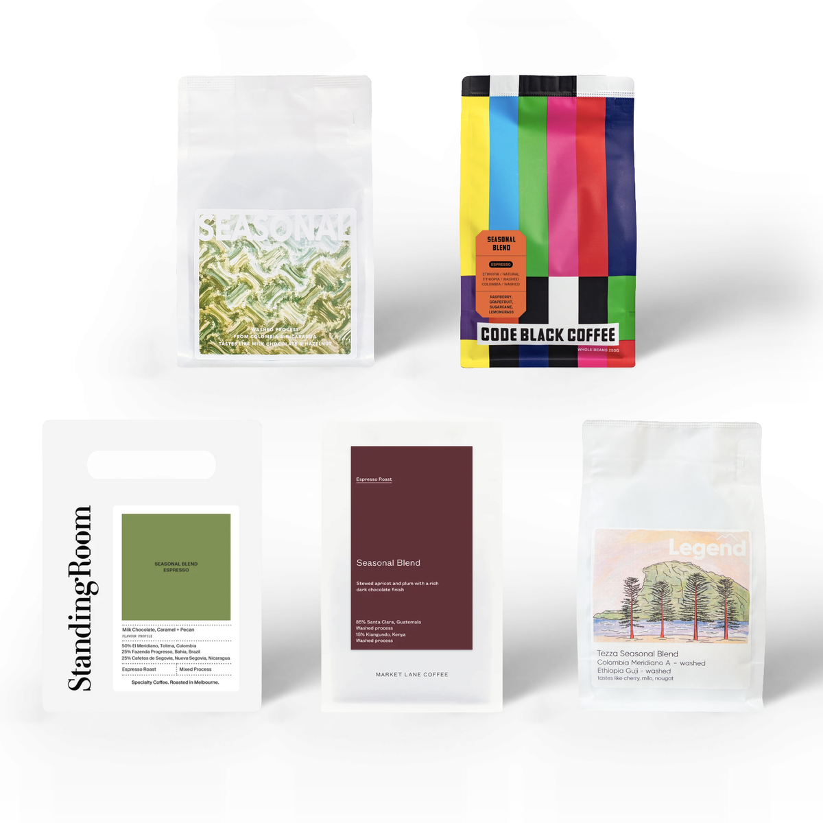 Altdrop bundle collage v13-82e41f3a-refresh-mudhy9wp: Seasonal Specials | Espresso Coffee Bundle Pack — 5 Pack